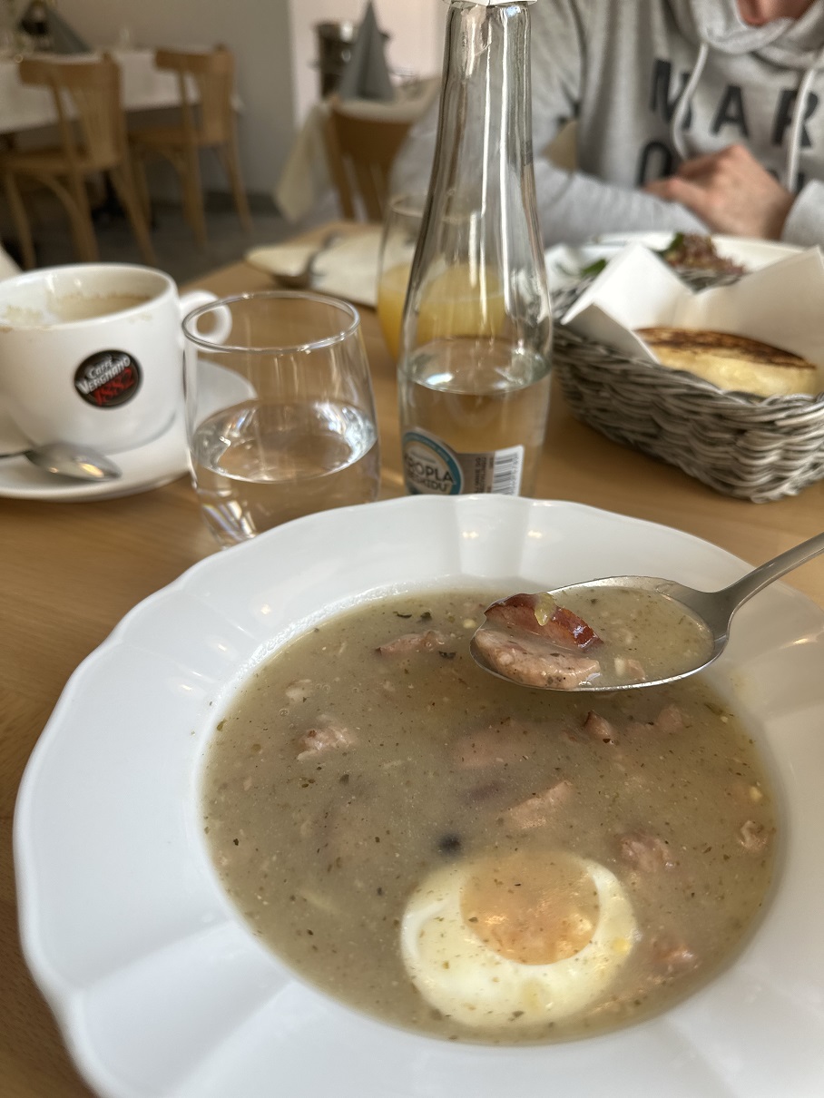 Zraz wołowy restauracja Złota Kaczka Poznań