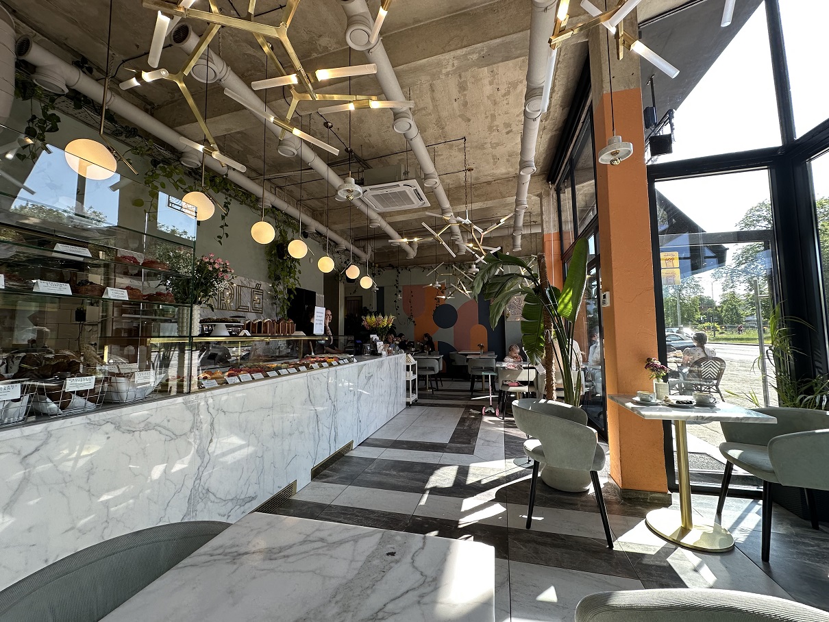 Wnętrze restauracji Parle Poznań