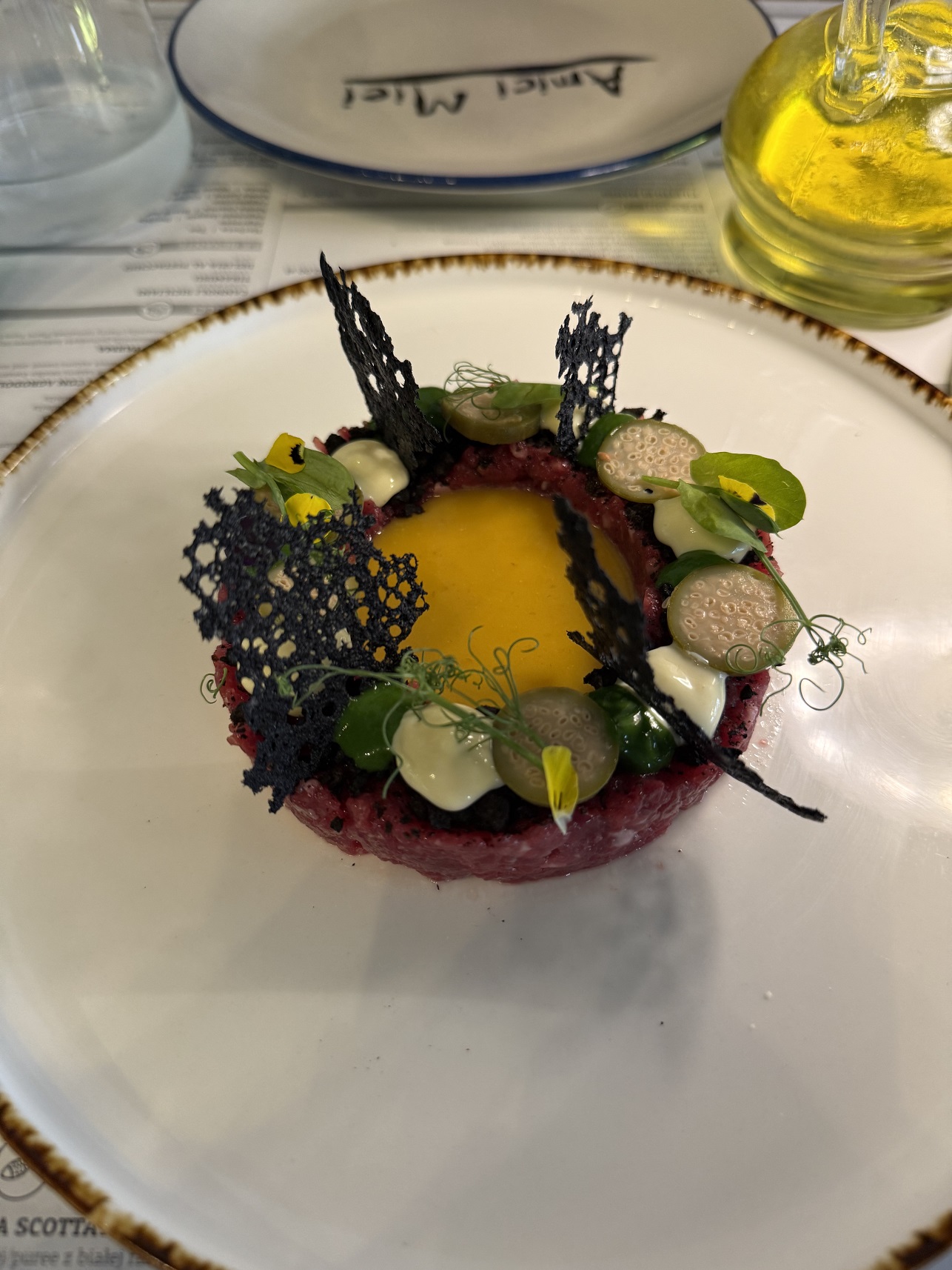 Tatar w restauracji Amici Mei w Poznaniu