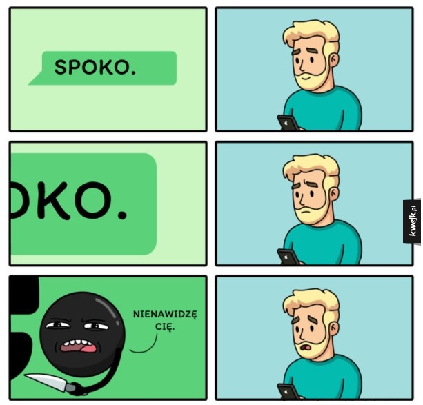 Mem o kropce nienawiści, źródło: kwejk.